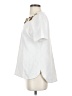 Ann Taylor 100% Polyester White Short Sleeve Blouse Size S - photo 5