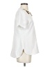 Ann Taylor 100% Polyester White Short Sleeve Blouse Size S - photo 4