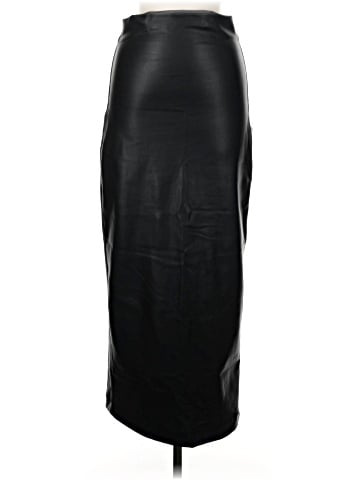 Zara Faux Leather Skirt (view 1)