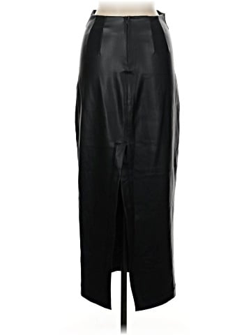 Zara Faux Leather Skirt (view 2)