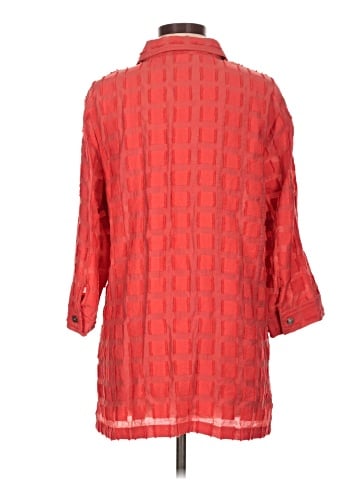 Zenergy by Chico's 3/4 Sleeve Button-Down Shirt (view 2)