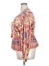 Angie 100% Rayon Orange Long Sleeve Blouse Size 3X - photo 5