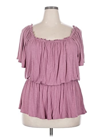 Lane Bryant Short Sleeve Blouse (view 1)