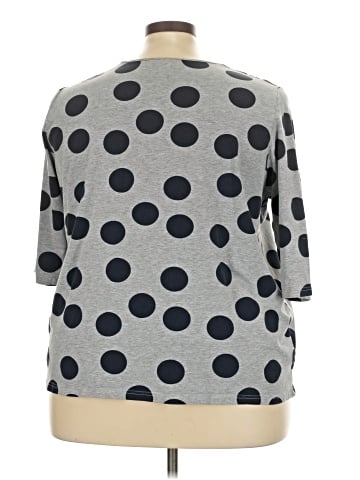 Ulla Popken 3/4 Sleeve Blouse (view 2)