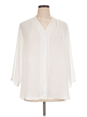 Ashley Stewart 3/4 Sleeve Blouse (view 1)
