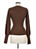 August Sky Brown Pullover Sweater Size M - photo 2