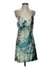 Zara Paisley Teal Cocktail Dress Size S - photo 1