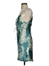 Zara Paisley Teal Cocktail Dress Size S - photo 5
