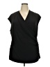 Jones Studio Black Short Sleeve Top Size 3X - photo 1