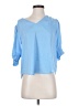 Joie 100% Polyester Blue 3/4 Sleeve Blouse Size XS - photo 1