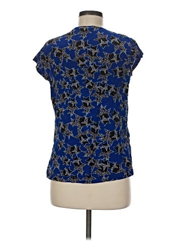 Diane von Furstenberg Short Sleeve Silk Top (view 2)