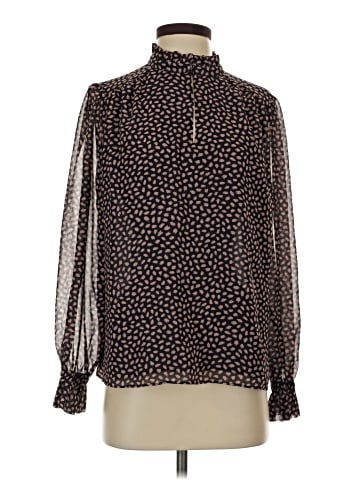Ann Taylor Long Sleeve Blouse (view 1)