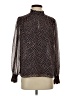 Ann Taylor 100% Polyester Polka Dots Black Long Sleeve Blouse Size S - photo 1