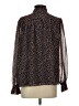 Ann Taylor 100% Polyester Polka Dots Black Long Sleeve Blouse Size S - photo 2