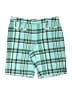 Lands' End 100% Baumwolle Plaid Green Shorts Size 6 - photo 1