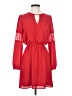 Express 100% Polyester Red Casual Dress Size XS - photo 1