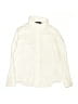 Janie and Jack 100% Linen Solid Ivory Long Sleeve Button-Down Shirt Size 6 - photo 1