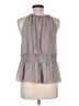 Joie Gray Sleeveless Silk Top Size M - photo 2