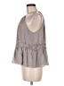 Joie Gray Sleeveless Silk Top Size M - photo 5