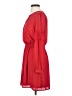 Express 100% Polyester Red Casual Dress Size XS - photo 5