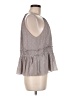 Joie Gray Sleeveless Silk Top Size M - photo 4