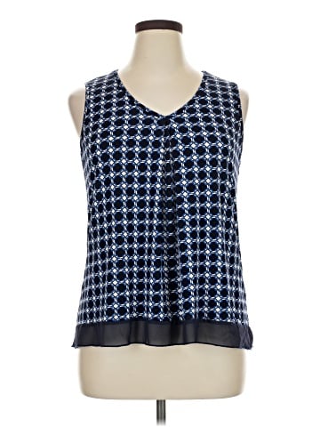 Roz & Ali Sleeveless Blouse (view 1)