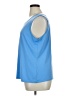 North Style Blue Sleeveless Blouse Size 1X - photo 5