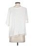 Cato 100% Rayon White Short Sleeve Blouse Size S - photo 2