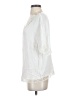 Cato 100% Rayon White Short Sleeve Blouse Size S - photo 5
