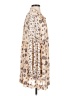 Free People 100% Polyester Tan Casual Dress Size S - photo 4