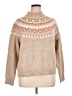 Tommy Hilfiger Chevron-herringbone Tan Turtleneck Sweater Size XL - photo 1
