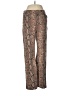 Vigoss Animal Print Brown Casual Pants Size 9 - photo 1