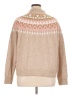 Tommy Hilfiger Chevron-herringbone Tan Turtleneck Sweater Size XL - photo 2