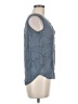 James Perse Blue Sleeveless Blouse Size Med (2) - photo 4