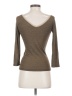 Michael Stars Solid Brown 3/4 Sleeve Top One size - photo 2