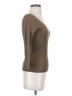 Michael Stars Solid Brown 3/4 Sleeve Top One size - photo 4