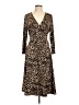 Gap Animal Print Brown Cocktail Dress Size L (tall) - photo 1