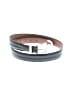 Brighton Gray Leather Belt Size XL - photo 1