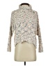 Jessica Simpson 100% Polyester Tweed Ivory Turtleneck Sweater Size XS - photo 1