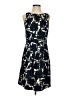B. Moss Graphic Blue Casual Dress Size 4 - photo 1