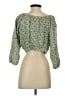 Marine Layer Green 3/4 Sleeve Blouse Size S - photo 2