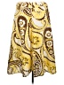 Talbots Paisley Yellow Casual Skirt Size 16 - photo 2