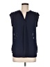 Daniel Rainn 100% Polyester Blue Sleeveless Blouse Size M - photo 1