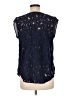 Daniel Rainn 100% Polyester Blue Sleeveless Blouse Size M - photo 2