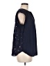 Daniel Rainn 100% Polyester Blue Sleeveless Blouse Size M - photo 4