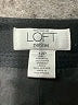 Ann Taylor LOFT Solid Black Wool Skirt Size 12 Petite - photo 4