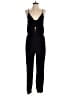 Shilla 100% Polyester Solid Black Jumpsuit Size XS - photo 1