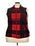 Chaps Red Sweater Vest Size 3X - photo 1