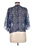 Jessica Simpson 100% Polyester Blue 3/4 Sleeve Blouse Size M - photo 2