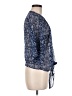 Jessica Simpson 100% Polyester Blue 3/4 Sleeve Blouse Size M - photo 4